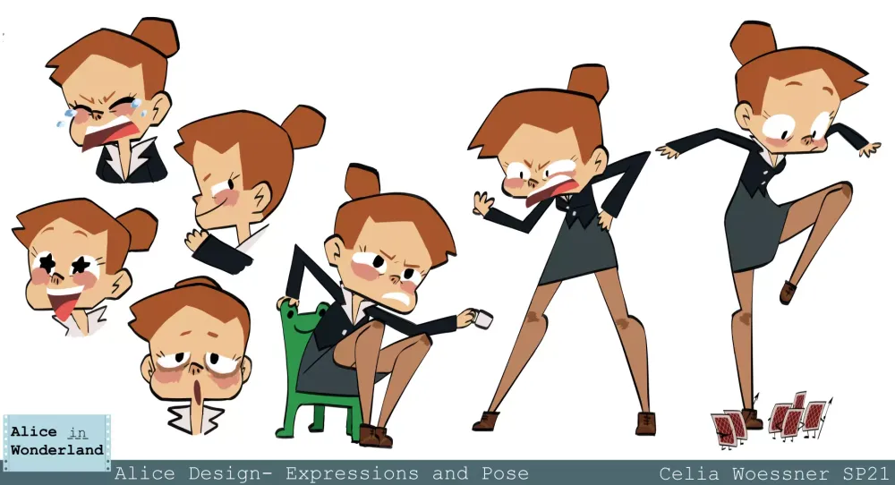 Alice Poses and Expressions