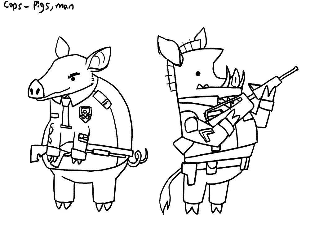 Cop Concept Art