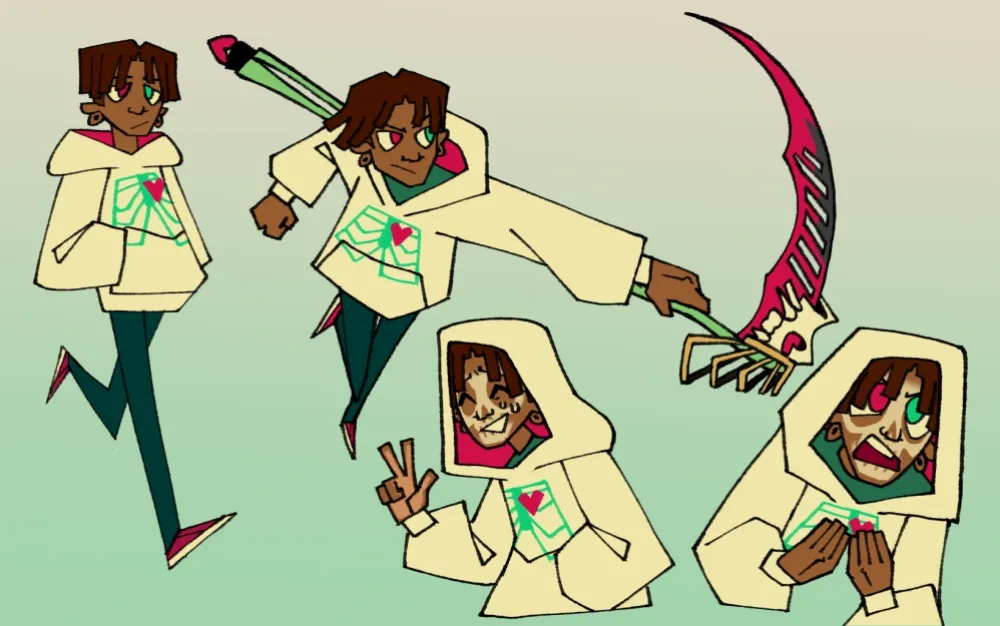 Mitchell Reaper Poses and Expressions